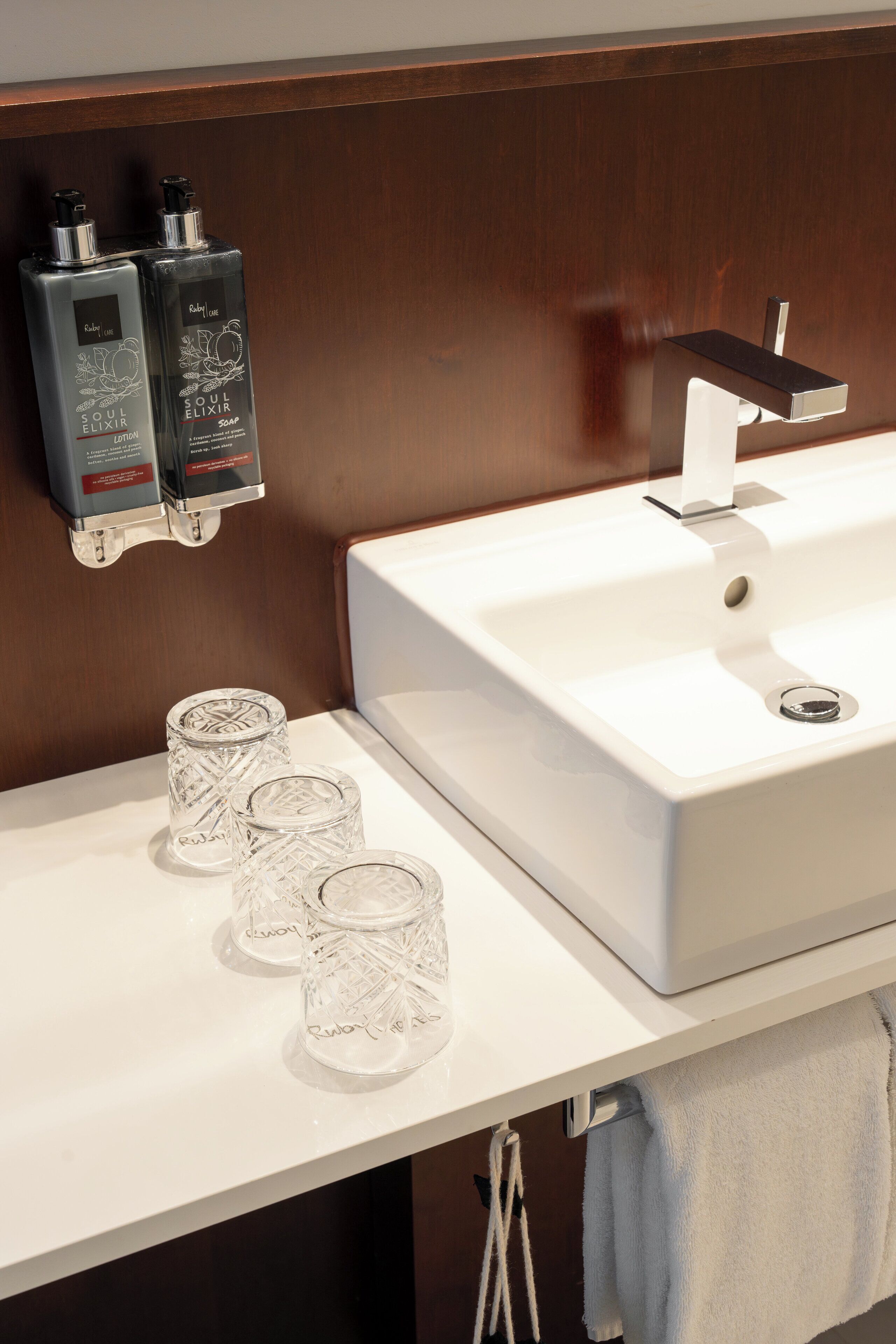 shower, rainfall showerhead, designer toiletries, hair dryer