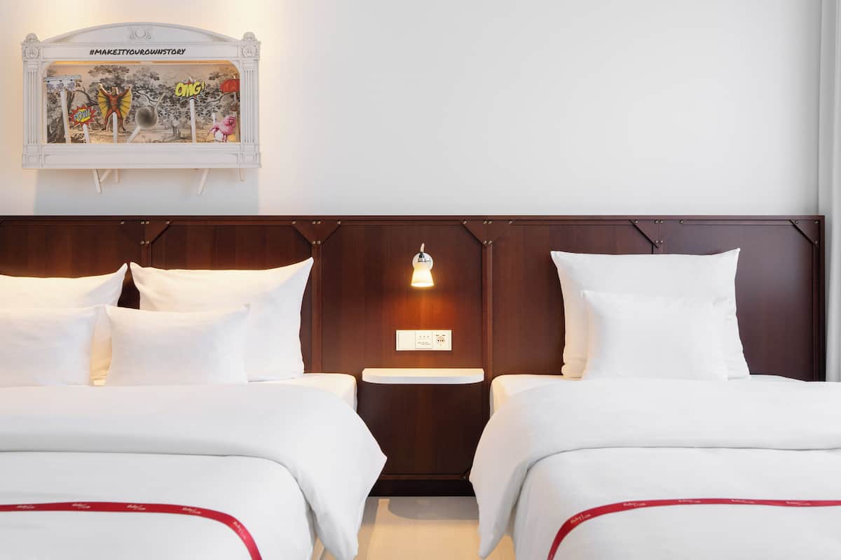 Band Room | Peralatan tempat tidur premium, peti besi dalam bilik