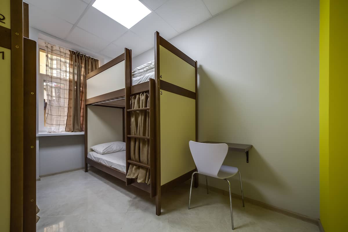 Bed in 4-Beds Mixed Dormitory Room (101) | Soundproofing, WiFi (free), bed sheets