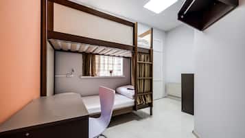 Bed in 2-Beds Mixed Dormitory Room with shower (202) | Soundproofing, free WiFi, bed sheets