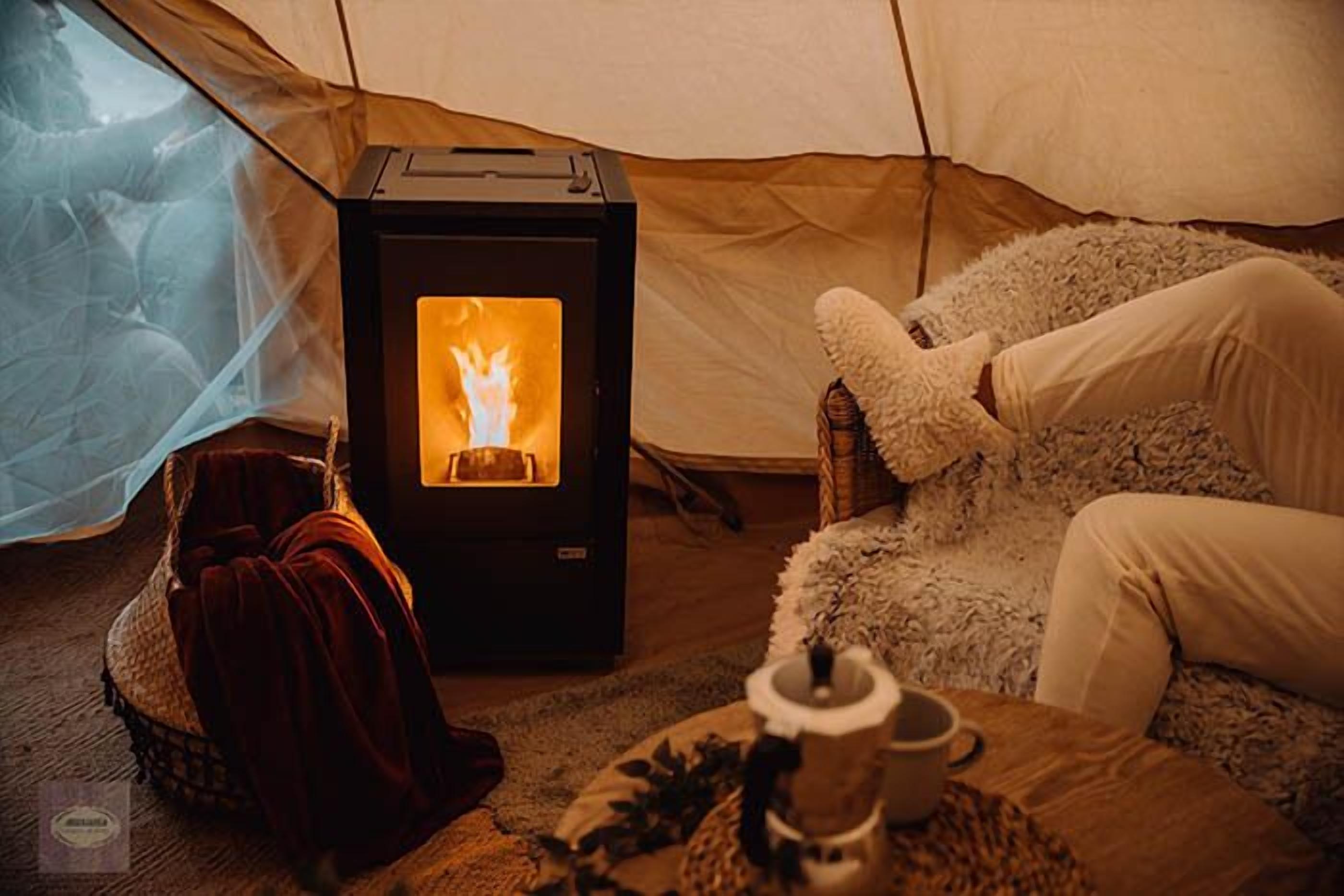 Tält - delat badrum (Bell XL - 1 Futon/Every 2 Occupants) | Gratis barnsängar