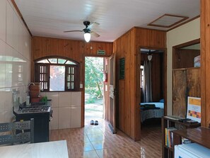 Chalet, 1 Double Bed, Accessible, Non Smoking | Living area
