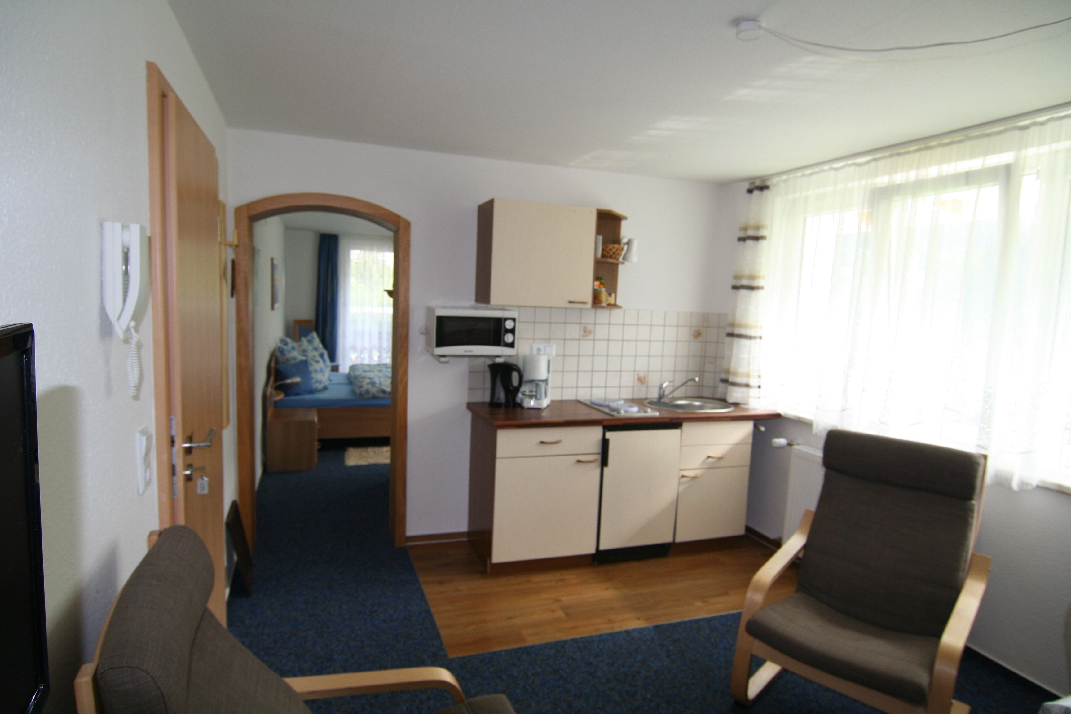 Apartment (No 4) | Living area | Flat-screen TV, DVD player