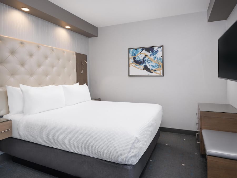 In-room safe, desk, blackout curtains, iron/ironing board