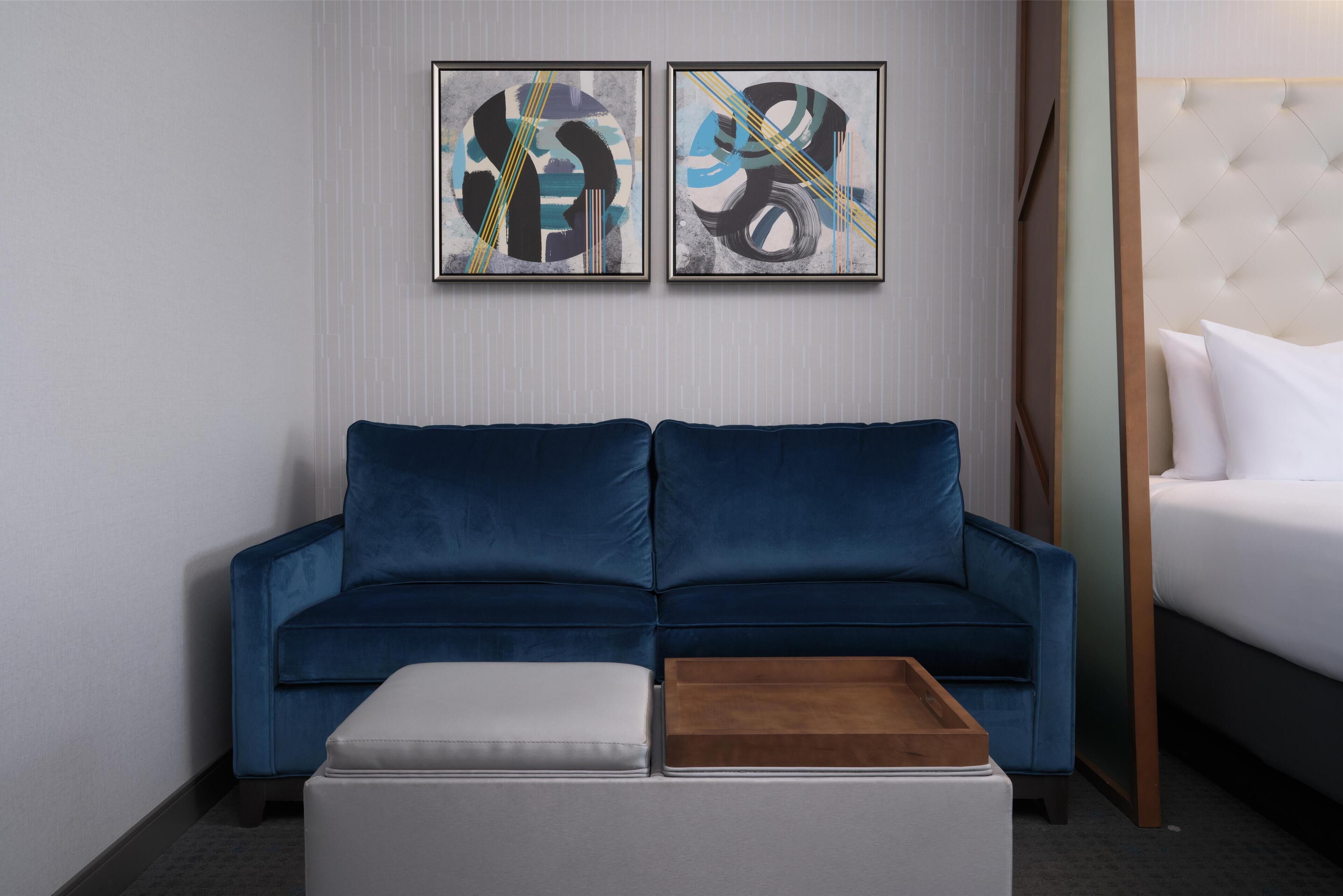 standard room, 2 queen beds, non smoking, refrigerator & microwave | 1 bedroom, in-room safe, desk, blackout curtains