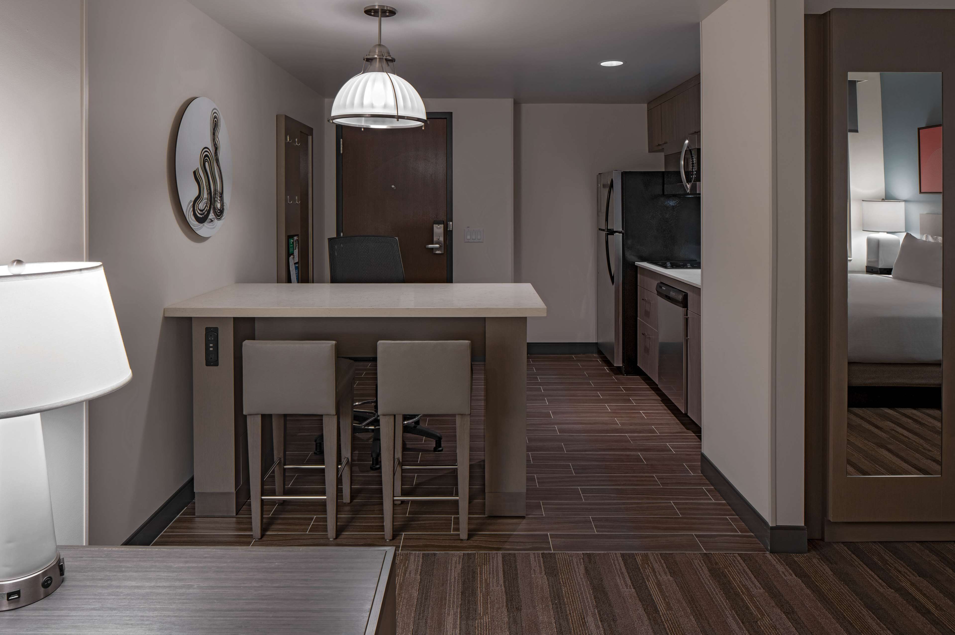 studio suite, 1 king bed with sofa bed | private kitchen | coffee/tea maker