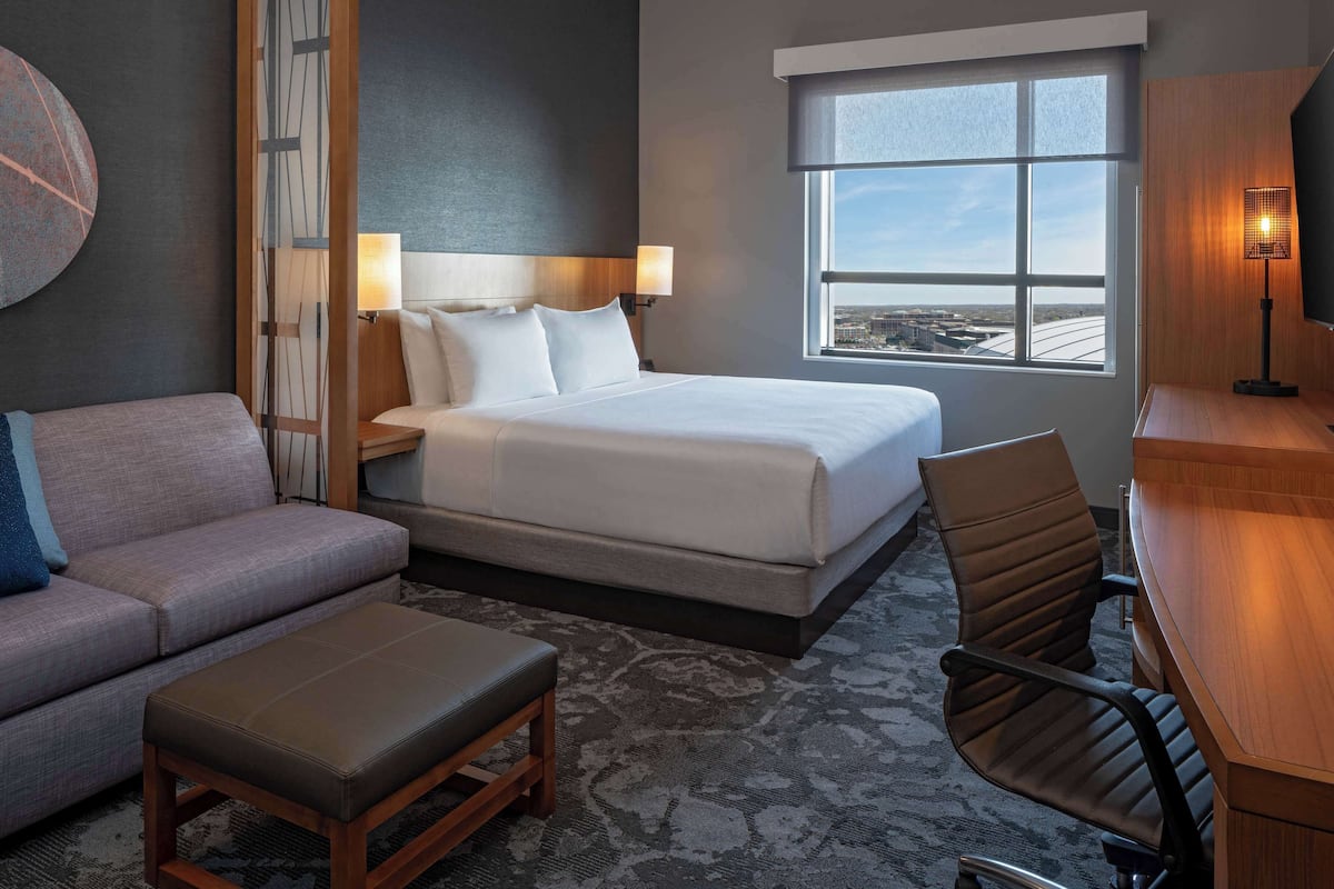 Room, 1 King Bed with Sofa bed, City View | In-room safe, desk, blackout drapes, iron/ironing board