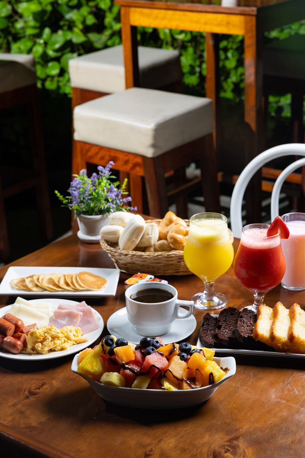 Gratis frukostbuffé varje dag 