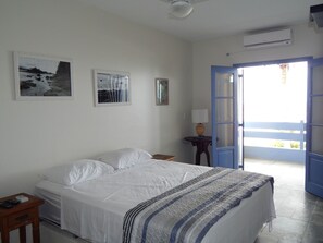 Deluxe-dobbeltværelse - balkon - havudsigt | Minibar, individuelt design, sengetøj