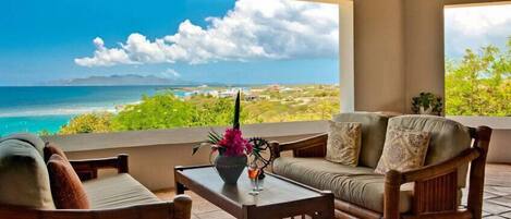 Vue depuis l’hébergement