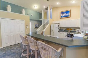 Ferienhaus, Mehrere Betten, Küche, Gartenblick | Eigene Küche | Kühlschrank, Mikrowelle, Ofen, Herdplatte