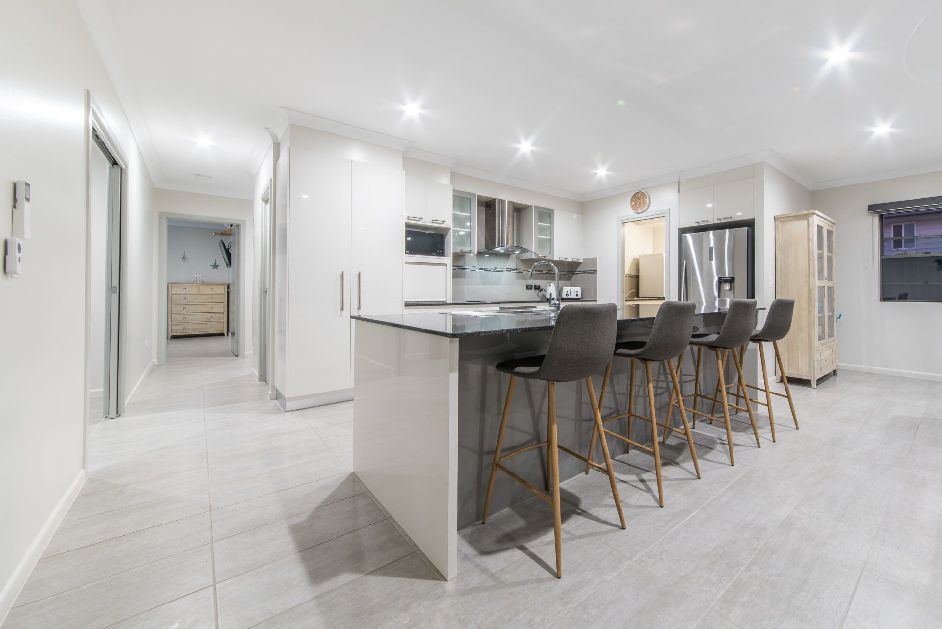 Design House, 3 Bedrooms, Private Pool | Private kitchen | Full-sized fridge, microwave, oven, stovetop