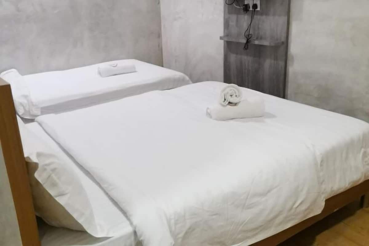 Blackout drapes, iron/ironing board (on request), WiFi (free)