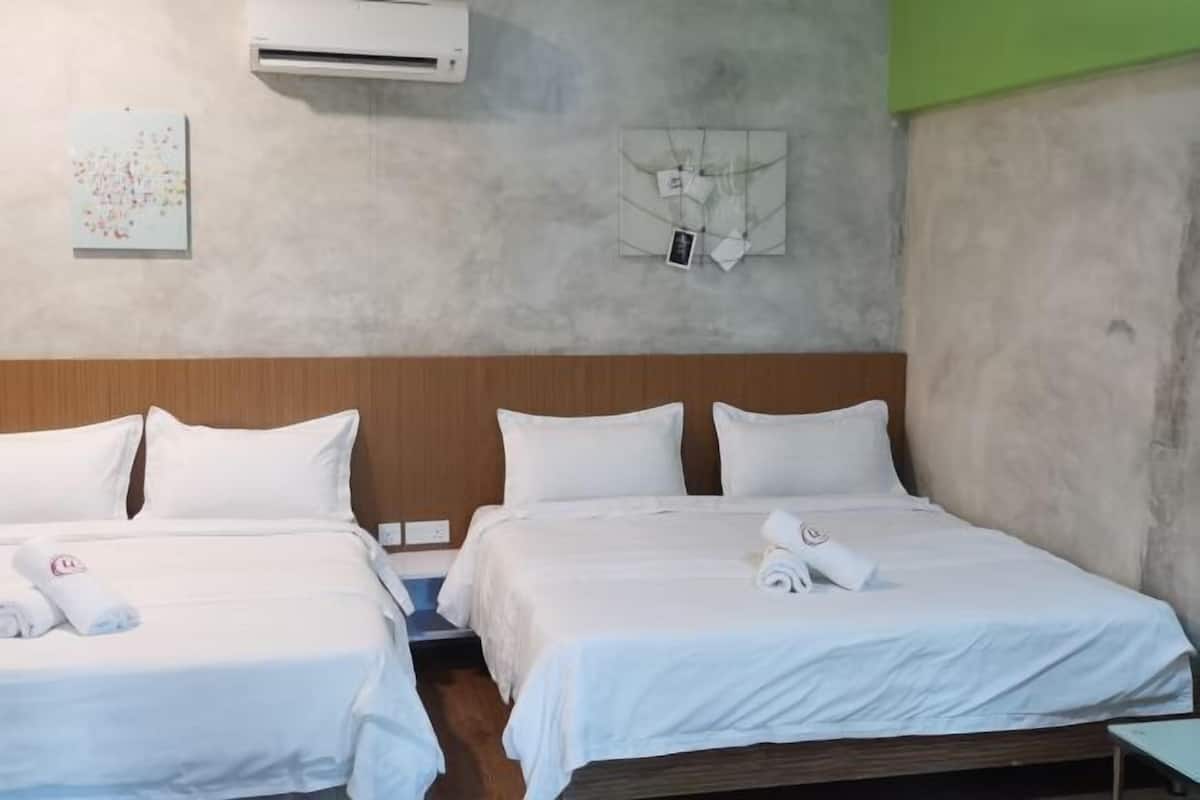 Blackout drapes, iron/ironing board (on request), WiFi (free)