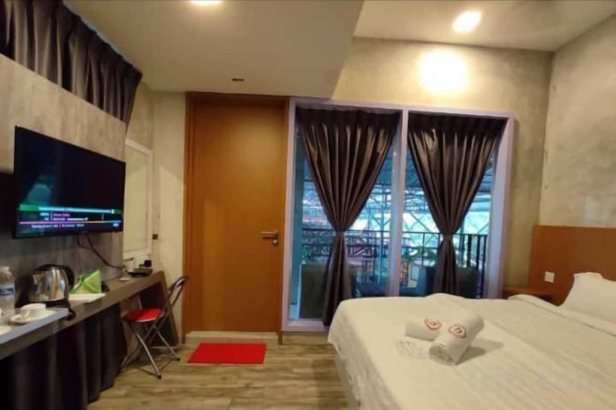 Blackout curtains, iron/ironing board (on request), free WiFi
