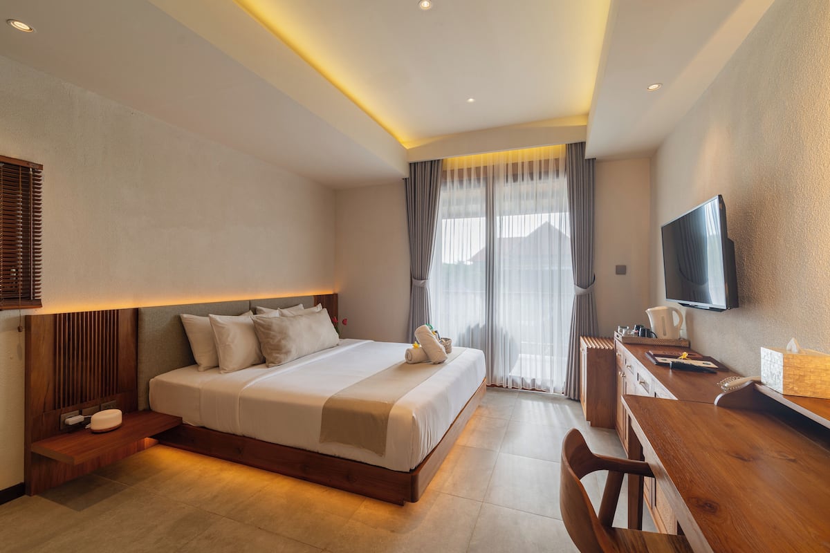 Studio | Minibar, lit de bébé (gratuit), accès au Wi-Fi (inclus), literie fournie