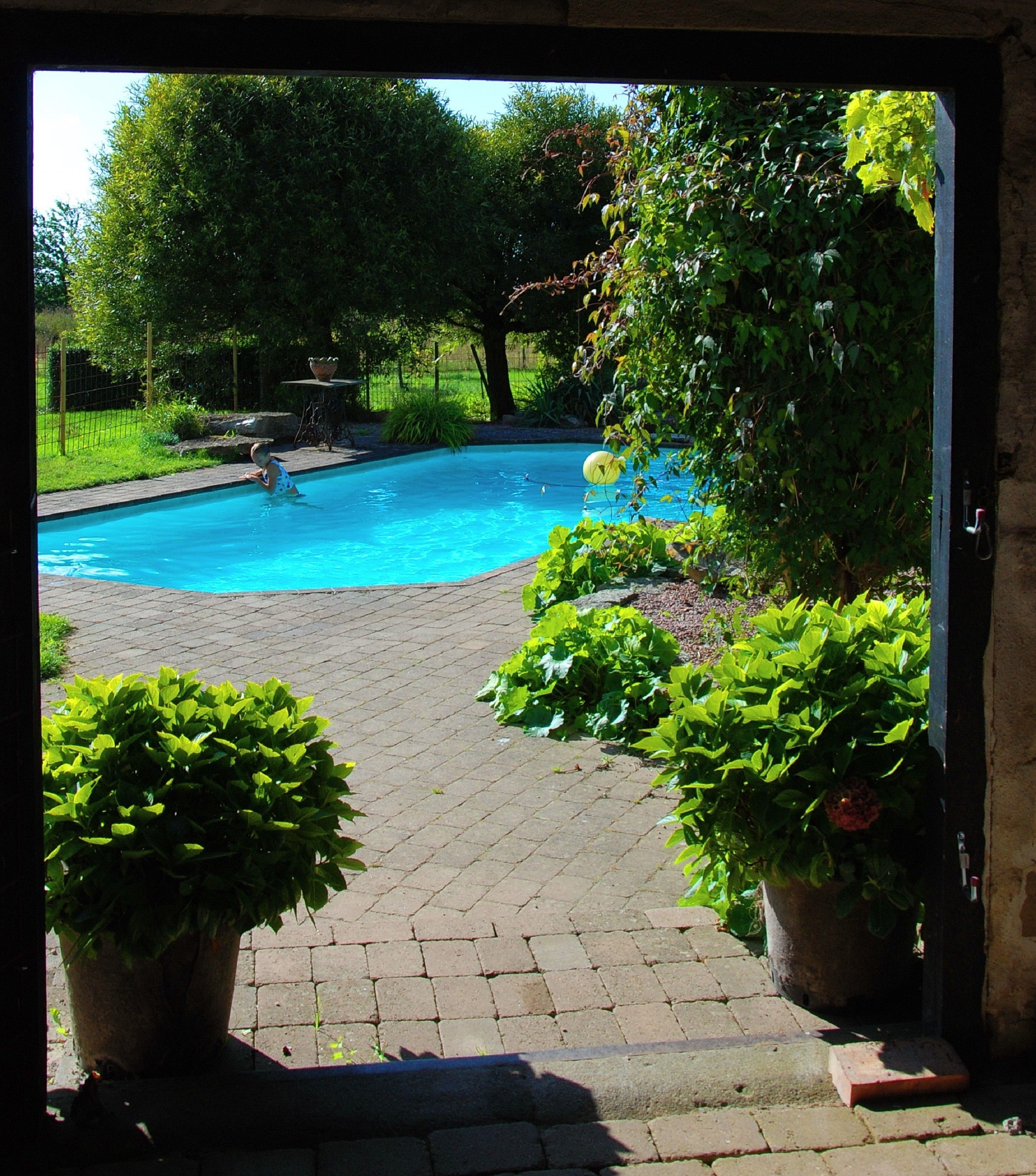 Seasonal outdoor pool