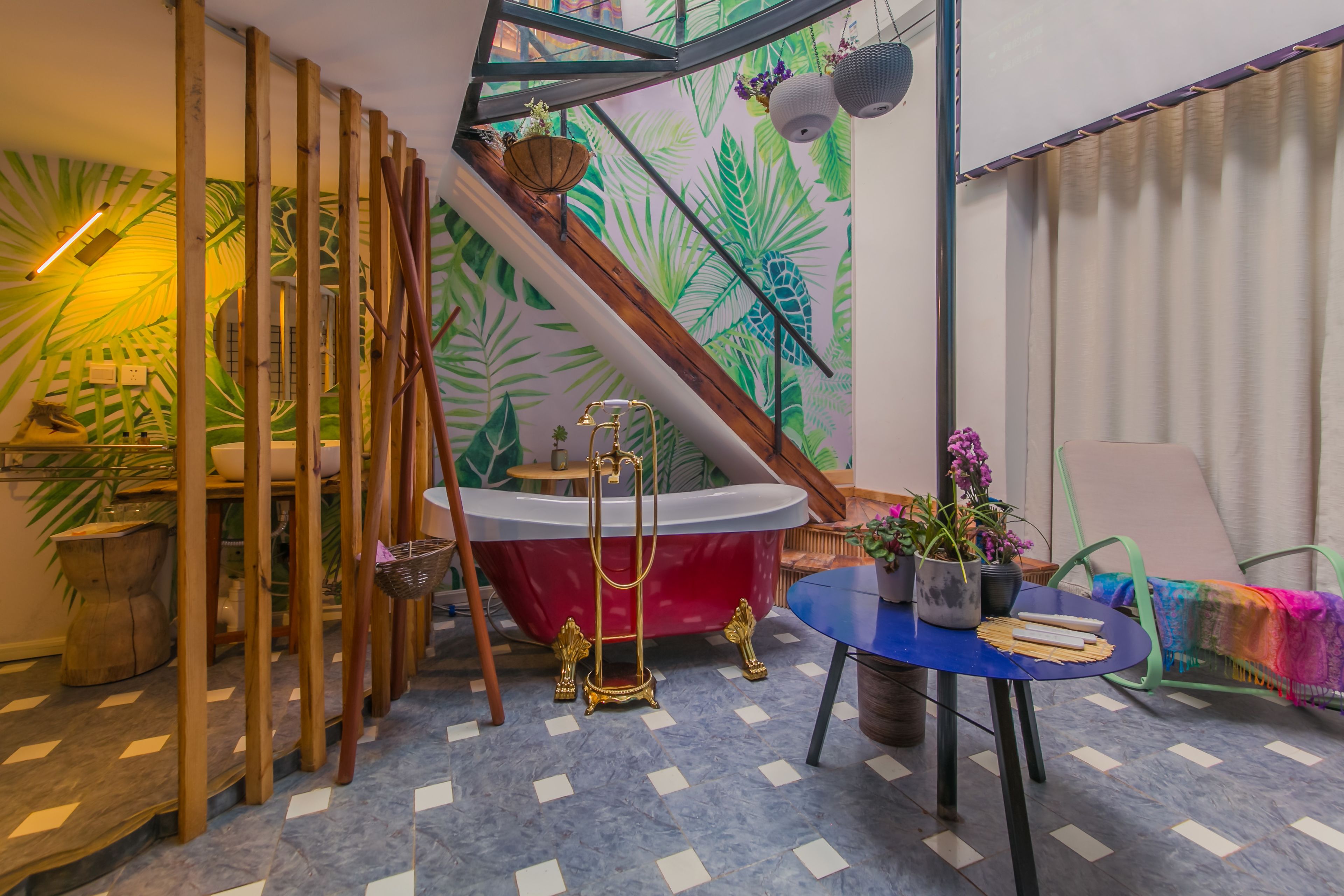 deluxe loft, 1 bedroom | deep-soaking bathtub