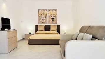 Familjehus - 2 sovrum - kök - bottenvåning | Egyptiska bomullslakan, sängtillbehör av högsta kvalitet och duntäcken