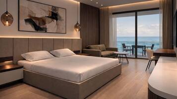 Superior Room, Balcony, Sea View | Premium bedding, individually decorated, individually furnished, desk