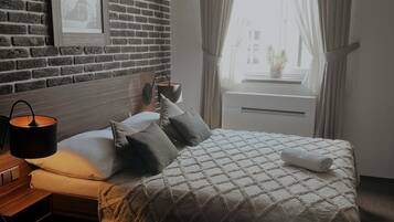 Doppia Deluxe, 1 letto queen | Biancheria da letto di alta qualità, materassi in memory foam
