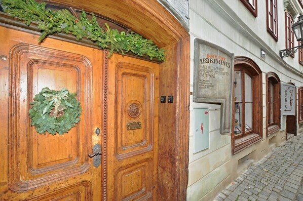 Entrée de l’hébergement
