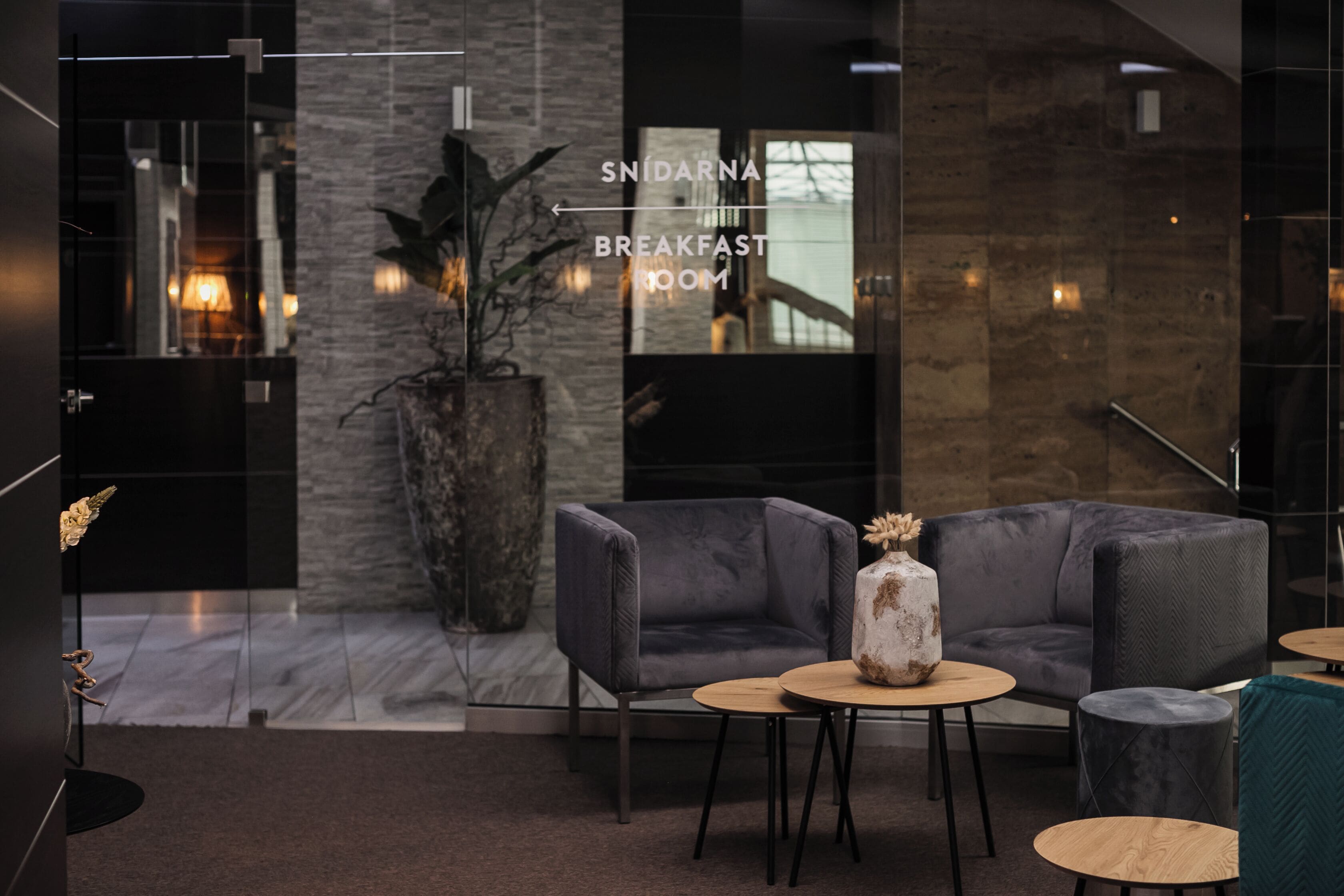 Sitzecke in der Lobby