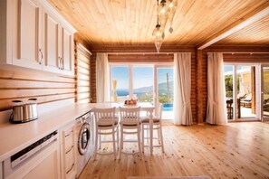 Villa, 2 Bedrooms, Non Smoking, Private Pool | Private kitchen | Full-size fridge, microwave, stovetop, cookware/dishes/utensils - Villa Ahsap (Kas)