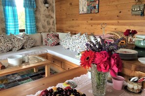 Villa, 2 Bedrooms, Non Smoking, Private Pool | Living area - Villa Badem (Kas)
