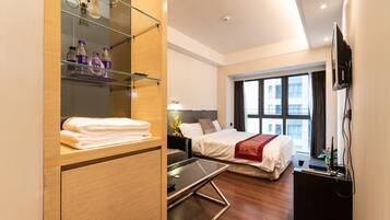 Individually furnished, blackout curtains, free WiFi