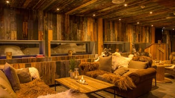 Sala de estar en el lobby
