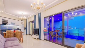 Villa, 3 Schlafzimmer, eigener Pool | Wohnbereich