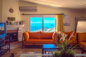 Villa, Multiple Bedrooms | Living area | Flat-screen TV - Villa Galeri (Kas)