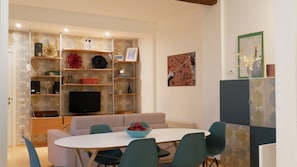 Apartment, 1 Bedroom | Living area | Flat-screen TV