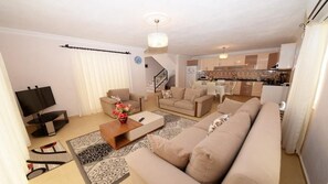 Villa, 3 Bedrooms, Private Pool | Living area | Flat-screen TV - Villa Gumus (Kas)