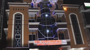 Front of property – evening/night - Mir Continental Hotel (Muzaffarabad)