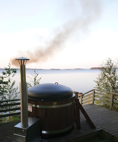 Big Sauna Villa with 2 bedrooms and private beach | Private spa tub