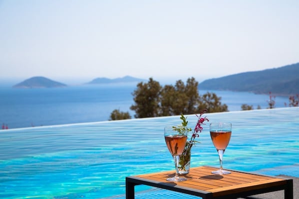 Villa, 5 Bedrooms, Private Pool, Sea View | View from room