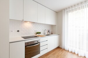 公寓, 1 间卧室, 露台 (5) | 私人简易厨房 | 冰箱、微波炉、烤箱、炉灶