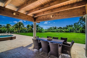 Deluxe Villa, 5 Bedrooms, Accessible, Pool View | Terrace/patio