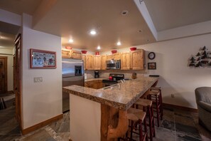 Condo, 3 Bedrooms | Private kitchen | Fridge, oven, coffee/tea maker - Black Bear3Br 3Ba BB103 - CBBI - No Cleaning Fee! by RedAwning (Crested Butte)