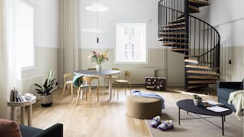 Penthouse Tower w/ Sauna | Wohnbereich