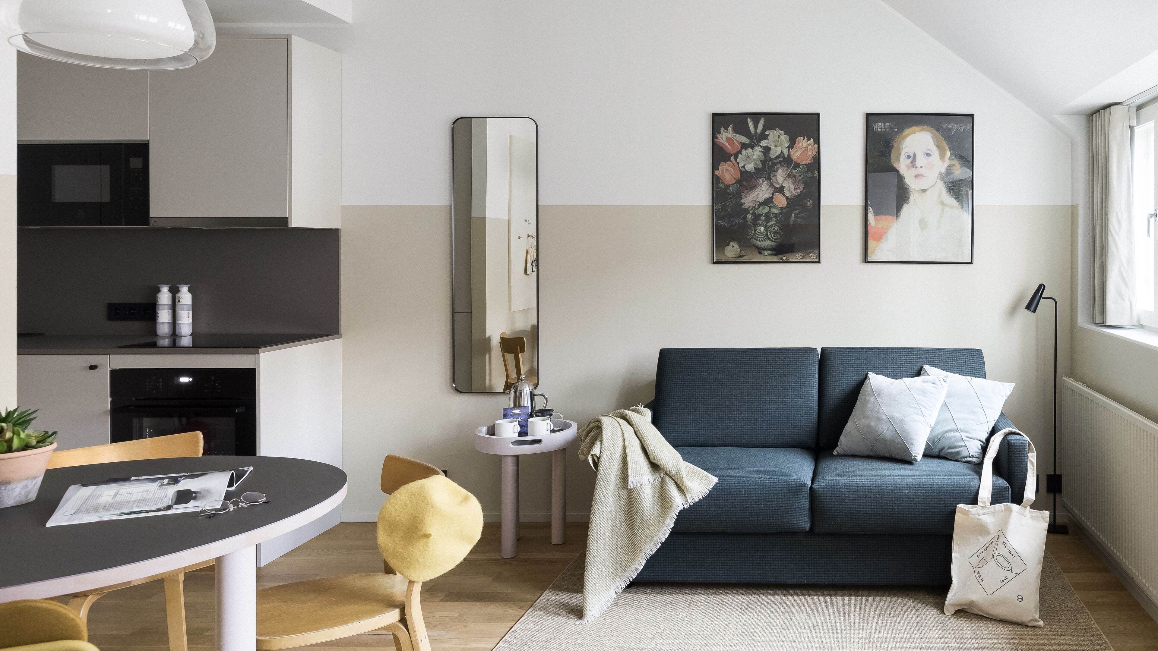 Finnish Design Penthouse | Living area | Smart TV, video-game console, Netflix, MP3 dock
