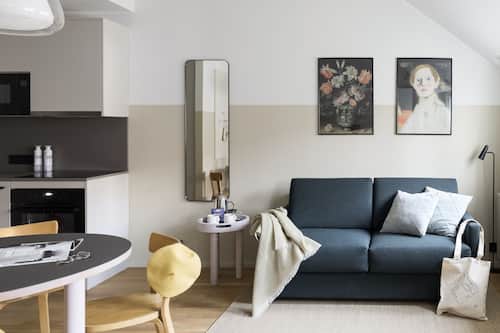 Finnish Design Penthouse | Living area | Smart TV, video-game console, Netflix, MP3 dock