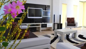 Villa, 3 Bedrooms | Living room | Flat-screen TV - Villa My (Kas)