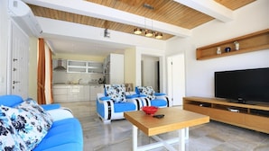 Villa, 2 Bedrooms | Living room | Flat-screen TV - Villa Mucize (Kas)
