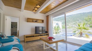 Villa, 2 Bedrooms | Living room | Flat-screen TV - Villa Mucize (Kas)
