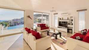 Villa, 4 Bedrooms | Living area - Villa Nergis (Kas)