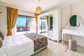 Villa, 4 habitaciones, no fumadores, piscina privada | Ropa de cama