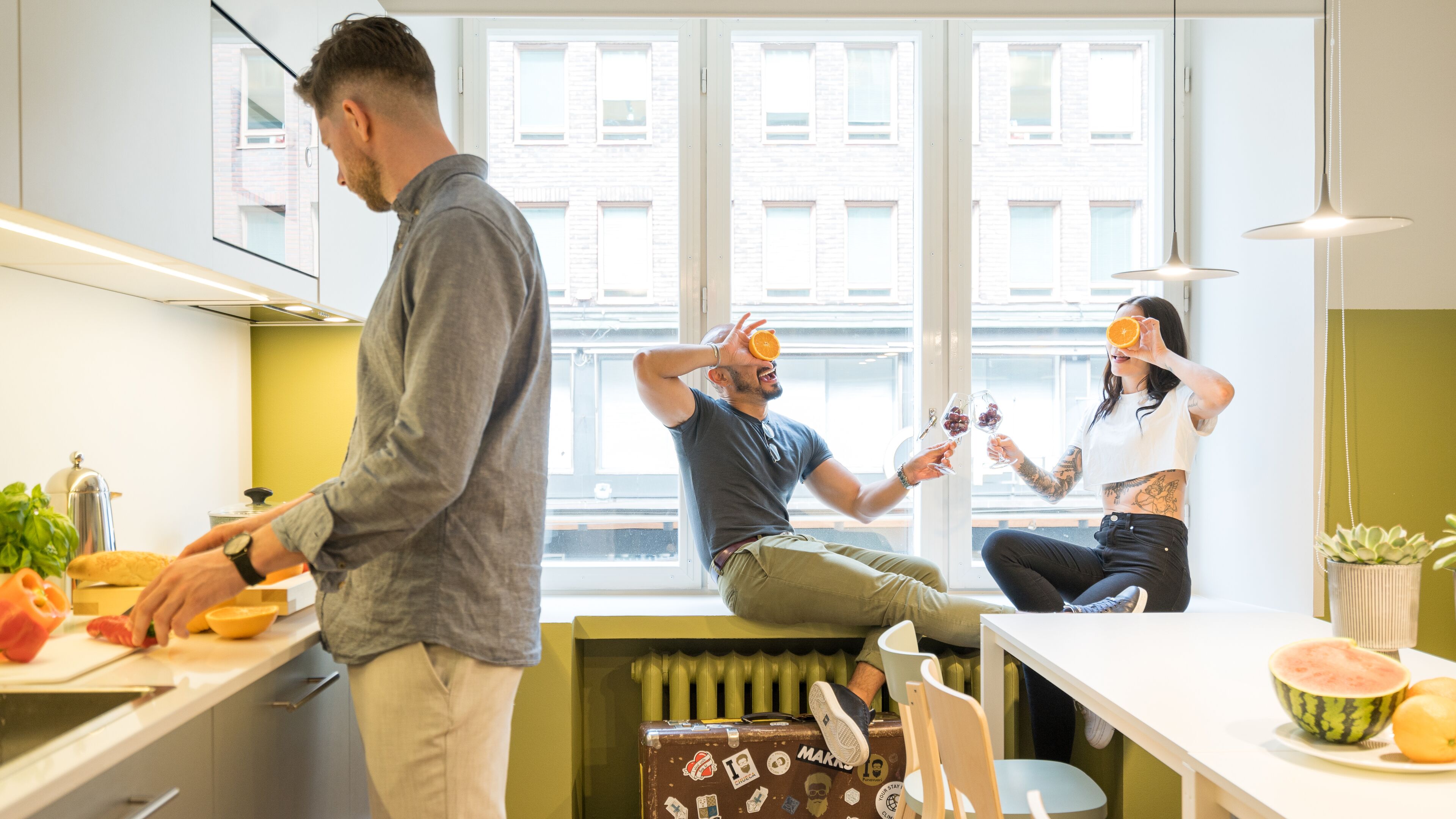 迷你雪櫃、公共區域設有微波爐、咖啡機/沖茶器、電熱水壺